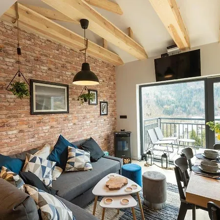 شقة Szczyrkowskie & Fun 16 - Z Widokiem Na Gory - Sauna I Jacuzzi شتوروك