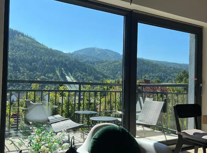 דירה Szczyrkowskie & Fun 16 - Z Widokiem Na Gory - Sauna I Jacuzzi